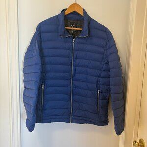 Men's Blue Puffer Jacket